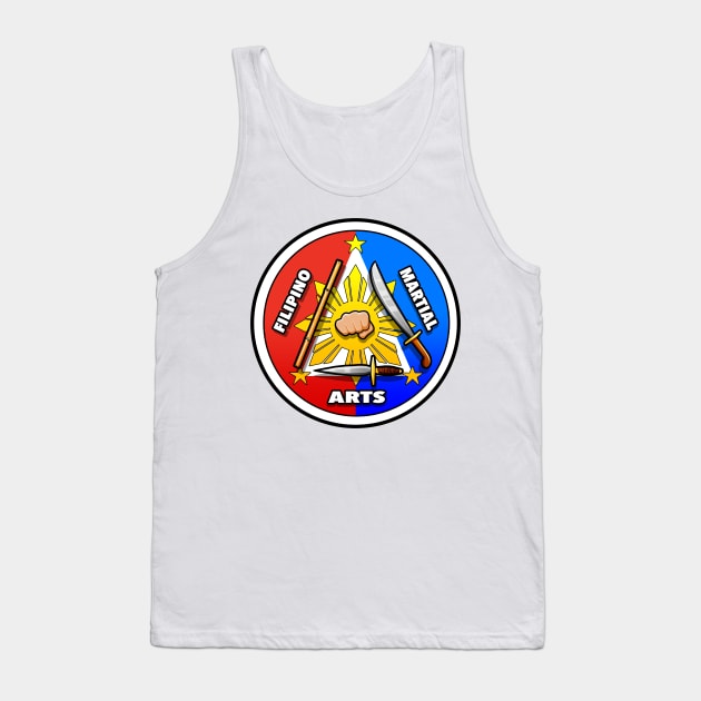 Filipino Martial Arts Logo (triangle style) Tank Top by YijArt